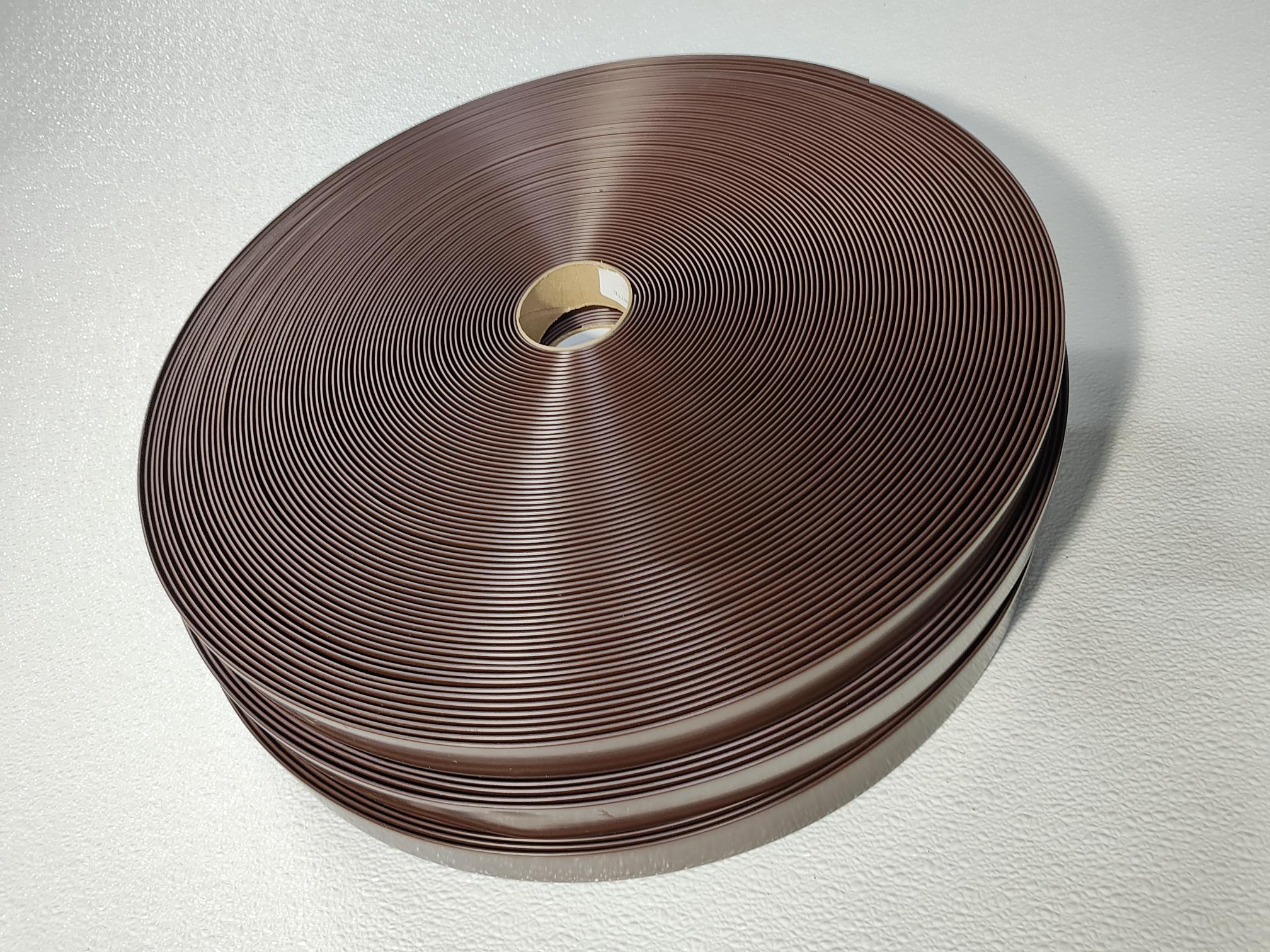 11/2" x 200' Bulk Vinyl Roll Dark Brown 208 Matte Patio